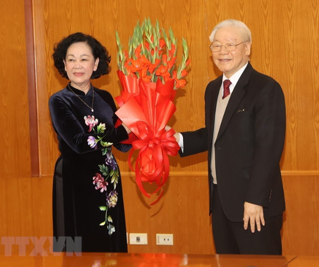 Đồng chí Trương Thị Mai - người phụ nữ đầu tiên giữ chức Thường trực Ban Bí thư