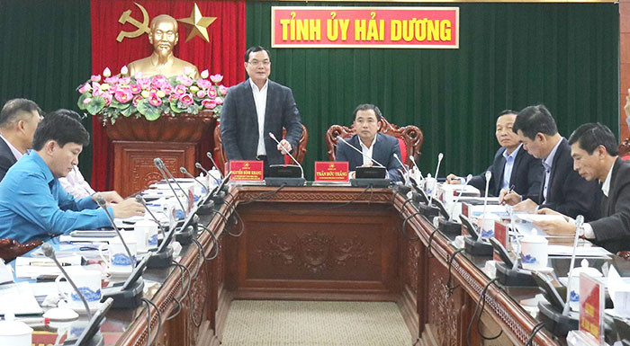 VIDEO: Thường trực Tỉnh ủy làm việc với đoàn công tác Tổng Liên đoàn Lao động Việt Nam