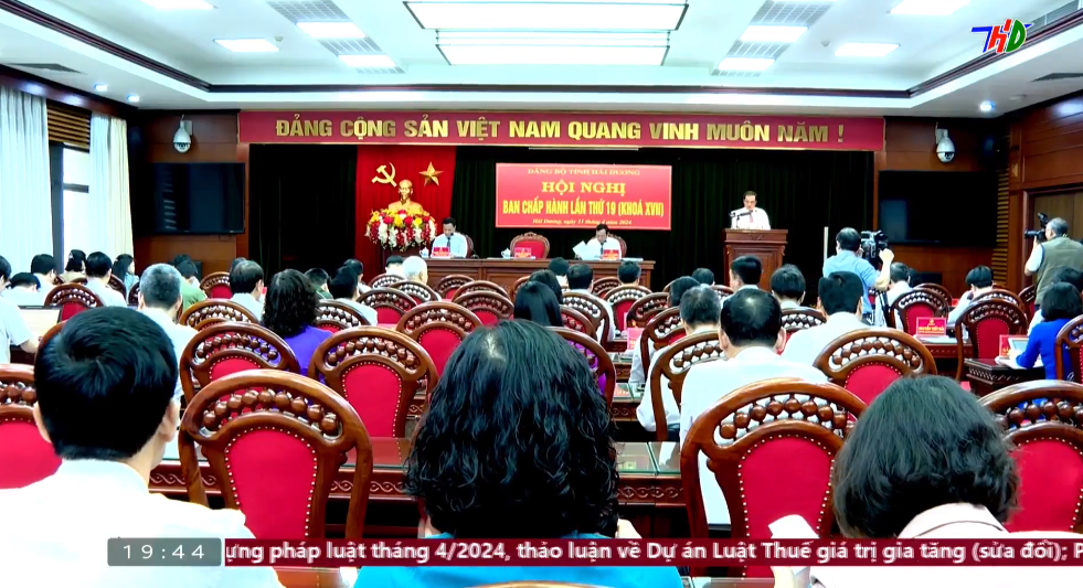 VIDEO:Hội nghị lần thứ 19 Ban chấp hành Đảng bộ tỉnh khóa XVII