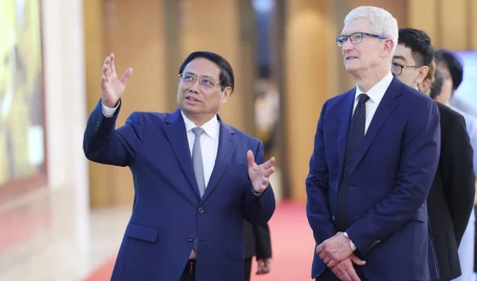 Apple mong muốn đẩy mạnh các hoạt động đầu tư tại Việt Nam