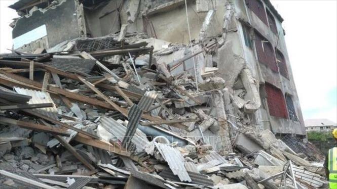Sập tòa nhà 4 tầng ở Nigeria làm ít nhất 8 người tử vong 