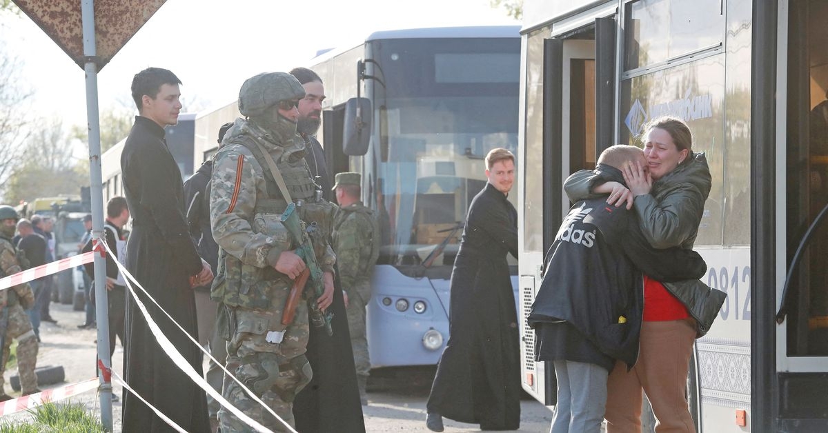 Công việc sơ tán người dân ở Mariupol (Ukraine) bị gián đoạn
