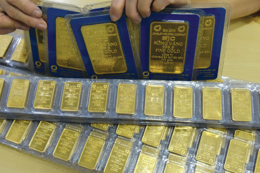 Đấu thầu thành công 7.900 lượng vàng miếng, giá 89,42 triệu đồng/lượng 