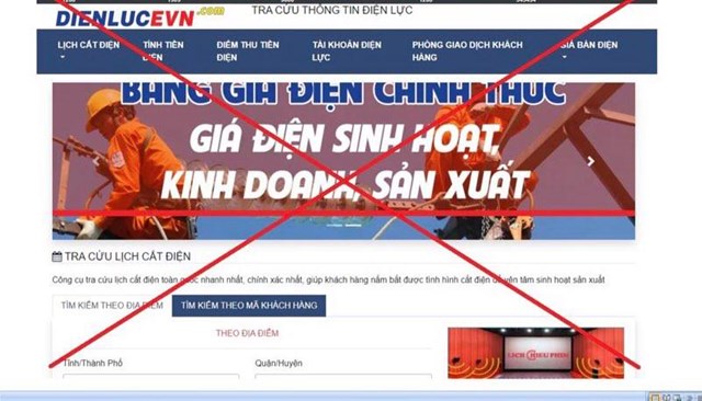 Nắng nóng, lượng điện tiêu thụ cao, EVN cảnh báo trang web giả mạo