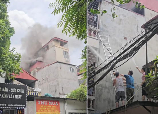 Hà Nội: Bất cẩn khi hút thuốc, người đàn ông gây cháy nhà ở quận Cầu Giấy