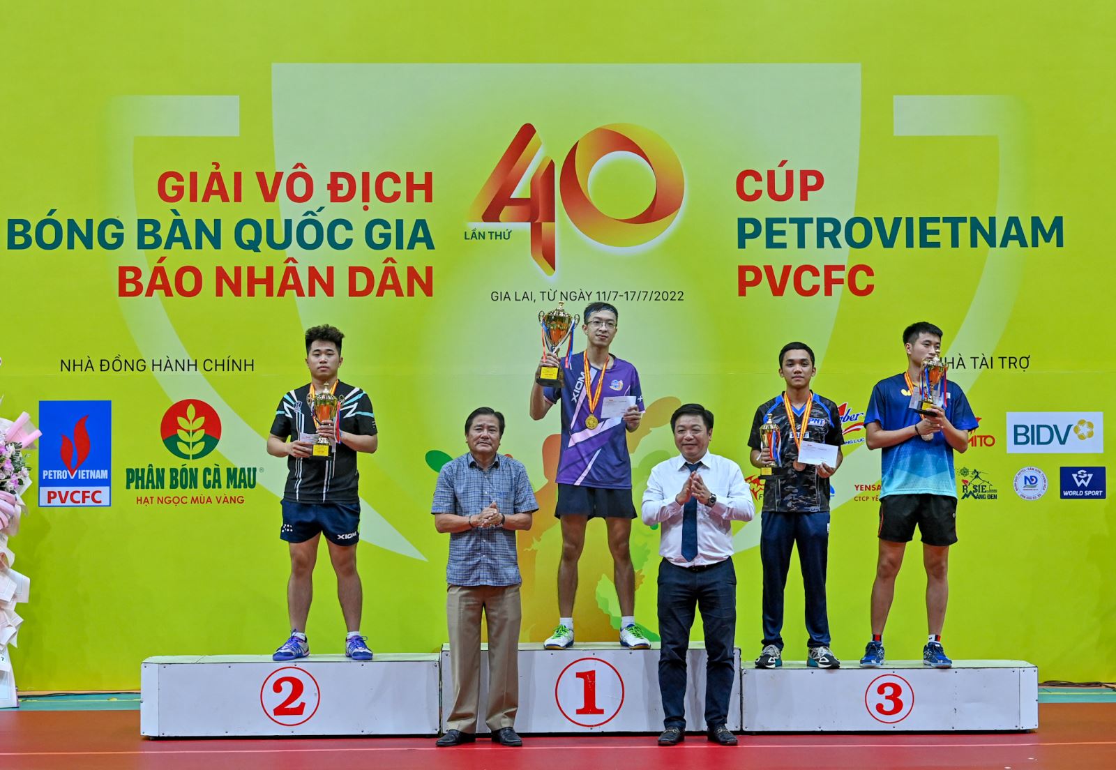 Hải Dương vô địch đơn nam Giải bóng bàn quốc gia Báo Nhân Dân