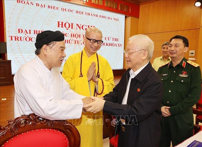 Tổ chức lễ tưởng niệm Tổng Bí thư Nguyễn Phú Trọng tại các chùa, cơ sở tự viện