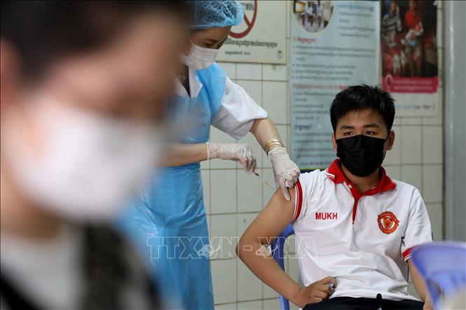 Campuchia triển khai tiêm liều vaccine tăng cường 