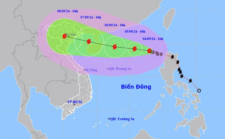 Chuyên gia: Bão số 3 rất mạnh, có thể tăng 6 cấp sau khi vào Biển Đông 