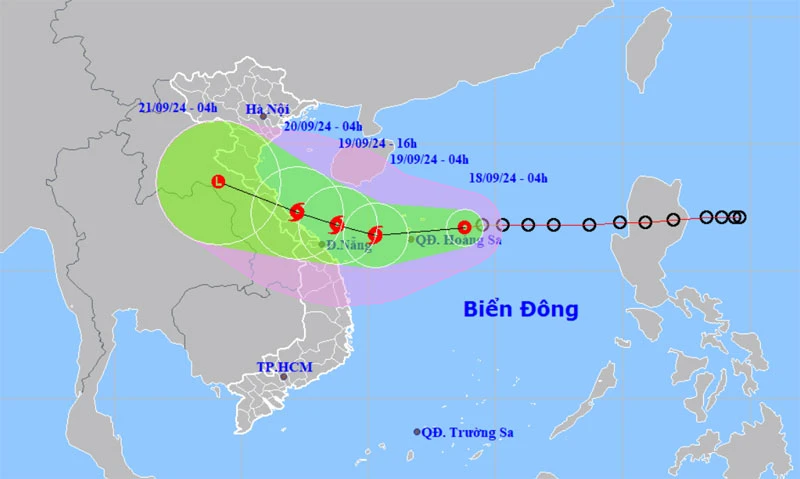 Áp thấp nhiệt đới di chuyển nhanh, sắp mạnh lên thành bão