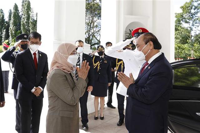 Tổng thống Singapore thăm chính thức Việt Nam 
