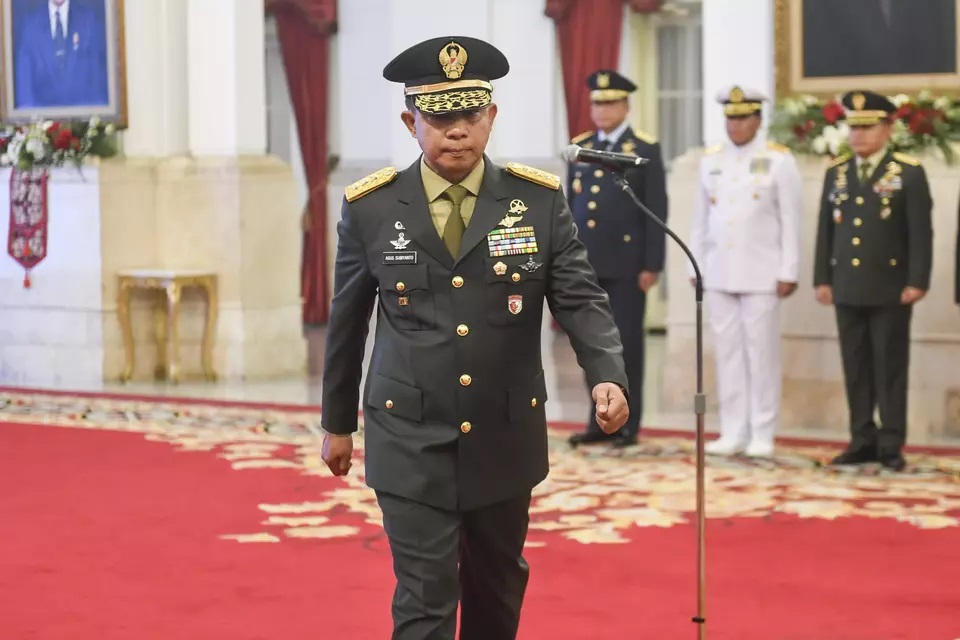 Tướng Agus Subiyanto được đề cử giữ chức Tư lệnh quân đội Indonesia 