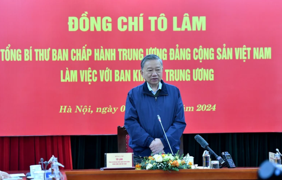 Tổng Bí thư Tô Lâm: Ban Kinh tế Trung ương cần cách mạng về tư duy, tổ chức bộ máy 