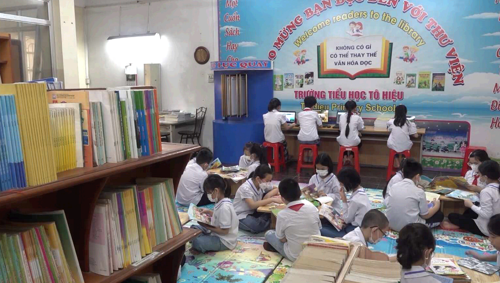Xây dựng thư viện xanh, thư viện số trong trường học ở TP Hải Dương