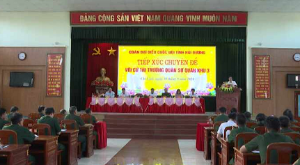 ĐOÀN ĐẠI BIỂU QUỐC HỘI TỈNH TIẾP XÚC CỬ TRI TRƯỚC KỲ HỌP THỨ 8, QUỐC HỘI KHOÁ XV