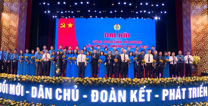 KHAI MẠC ĐẠI HỘI CÔNG ĐOÀN TỈNH HẢI DƯƠNG LẦN THỨ XIX, NHIỆM KỲ 2023-2028