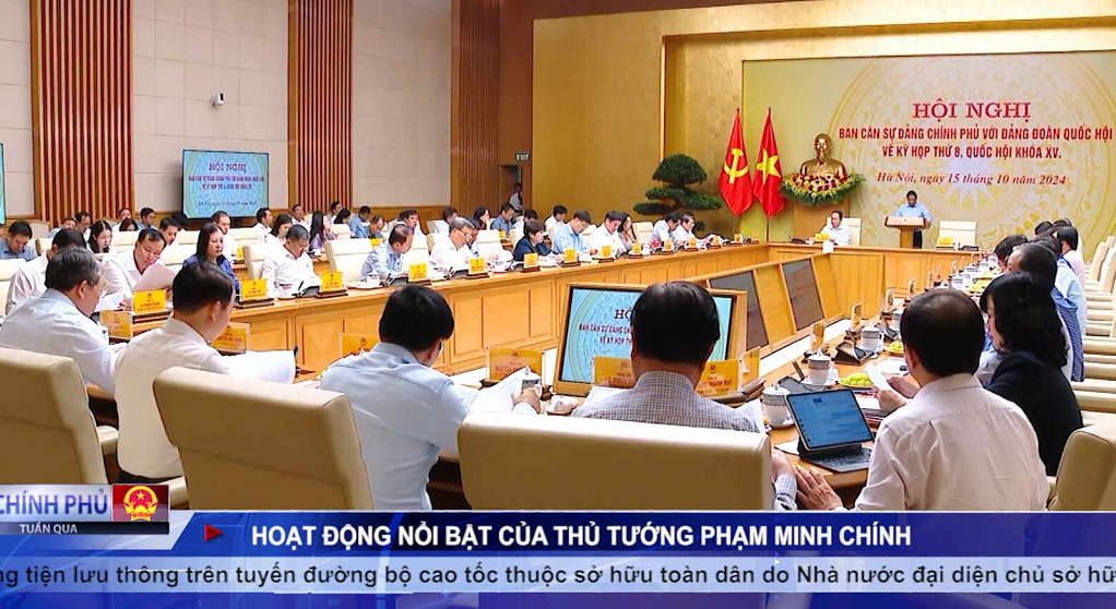 CHÍNH PHỦ TUẦN QUA 21/10/2024