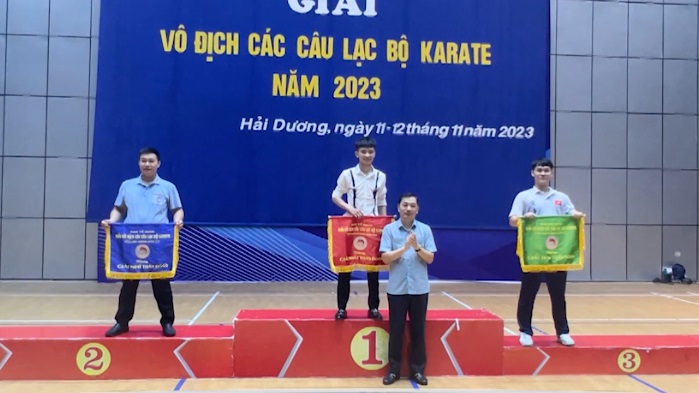 KẾT THÚC GIẢI VÔ ĐỊCH CÁC CÂU LẠC BỘ KARATE TỈNH HẢI DƯƠNG NĂM 2023