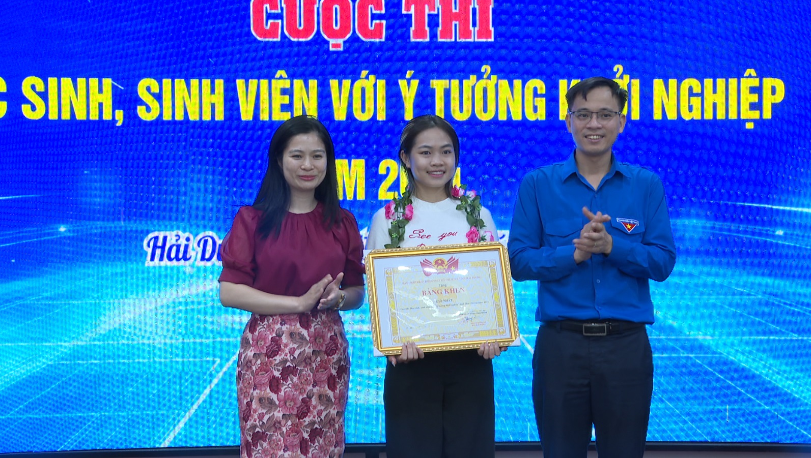 TRAO GIẢI CUỘC THI “ HỌC SINH, SINH VIÊN VỚI Ý TƯỞNG KHỞI NGHIỆP” NĂM 2024