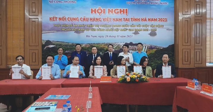   8 DOANH NGHIỆP HẢI DƯƠNG THAM GIA HỘI NGHỊ KẾT NỐI CUNG CẦU HÀNG VIỆT NAM NĂM 2023