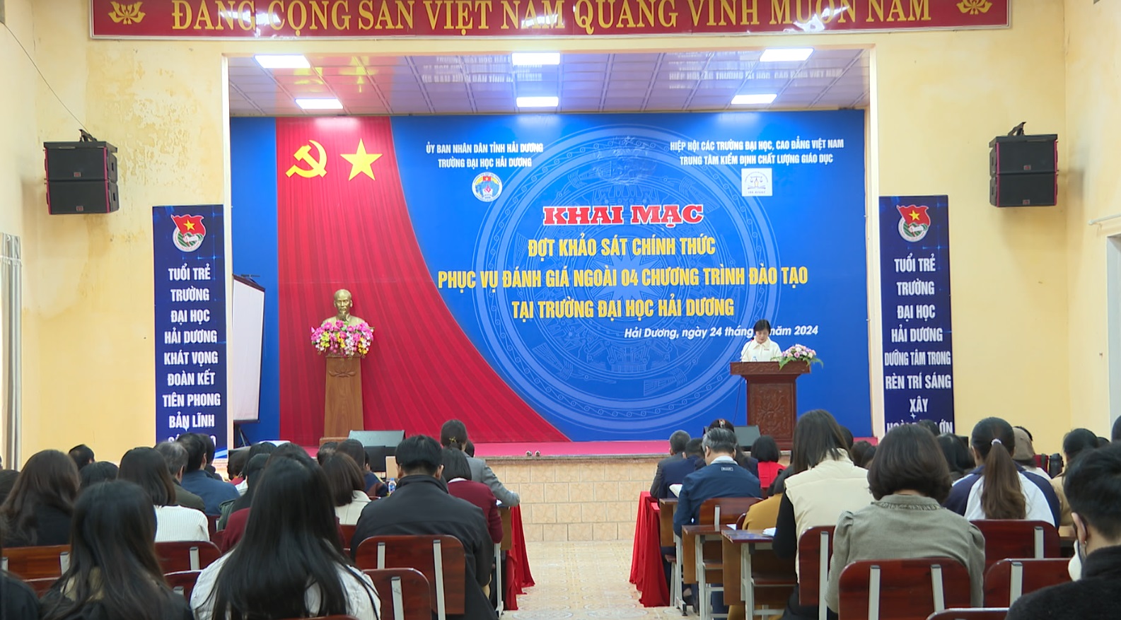 Trường Đại học Hải Dương lần đầu thực hiện đánh giá ngoài 4 chương trình đào tạo